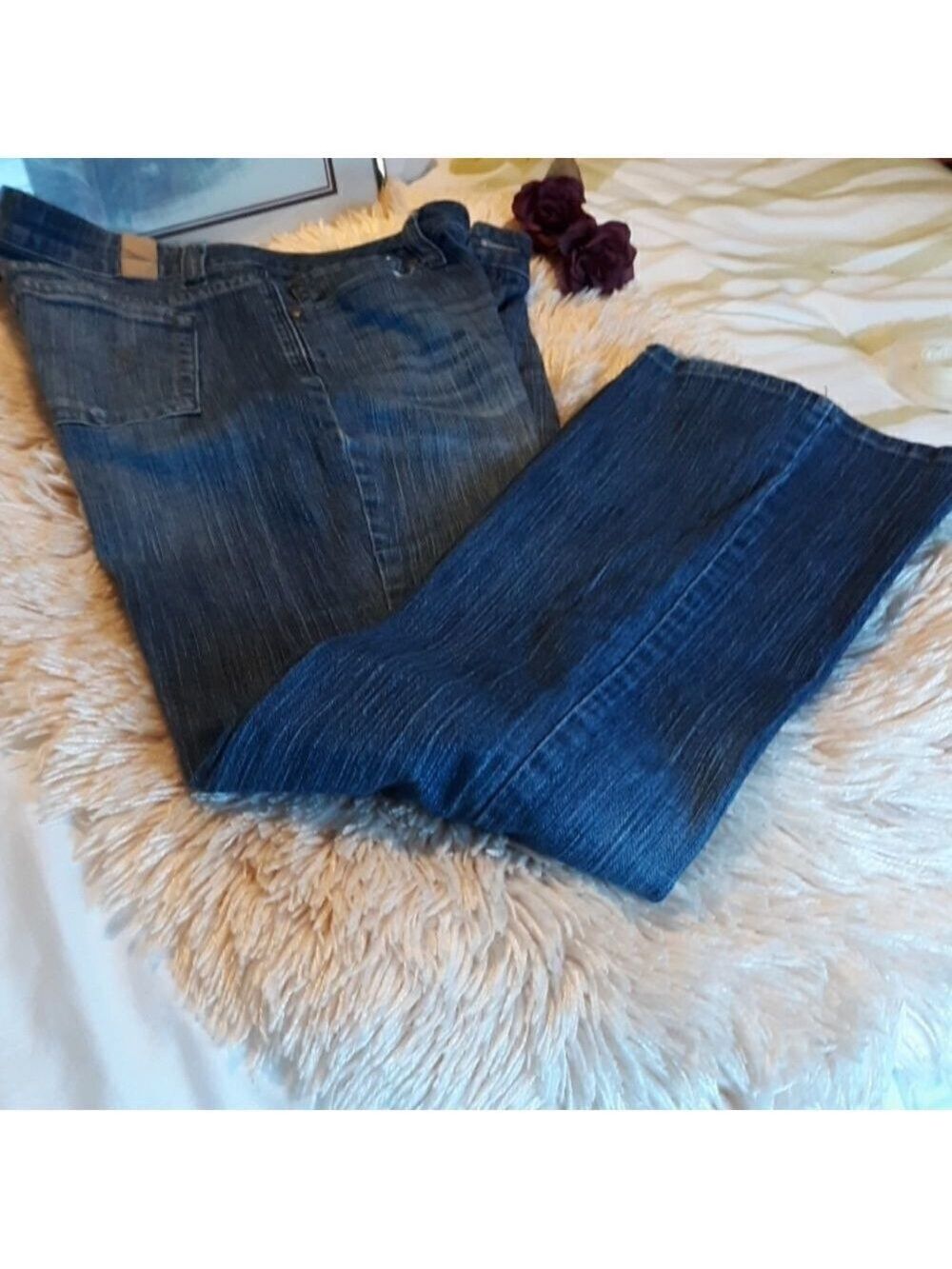 Maurice's Taylor Boot Blue Jeans Size 7/8